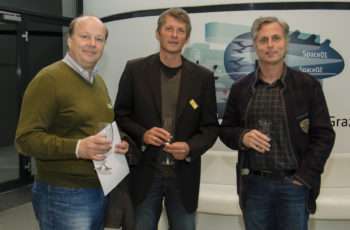 OA Dr. Walter Herz, Prim. Dr. Othmar Grabner und Prim. Dr. Andreas Wiegele (v.l.n.r.) sind gespannt auf die Fallpräsentationen.