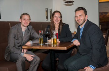 Sorgt auch in Saalfelden für optimalen technischen Support – das Team RMC: Martin Zöchmeister, Daniela Makoschitz und Philipp Schmidt (v.l.n.r.).