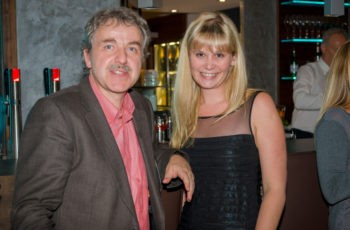 OA Dr. Ferdinand Haslbauer aus Vöcklabruck mit der ABCSG-Monitorin Mag. Daniela Linsboth.