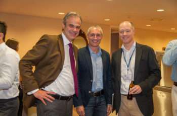 ABCSG-Vorstandsmitglieder: Univ.-Prof. Dr. Christian Singer, Assoz.-Prof. Univ.-Doz. Mag. Dr. Martin Filipits, Priv.-Doz. Dr. Peter Dubsky (v.l.n.r.)