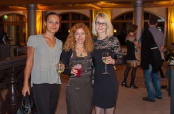 Auch die ABCSG-Mitarbeiterinnen feiern: Verena Göschl, Dr. Britta Klucky und Rosita Eigenberger (v.l.n.r.)