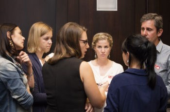 Die Gruppen waren konzentriert bei der Arbeit – Rot.