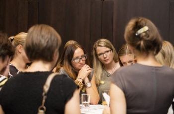 Die Gruppen waren konzentriert bei der Arbeit – Gelb.