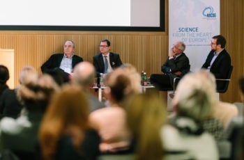 Panel: Michael Gnant, Rupert Bartsch, Günther Steger und Daniel Egle (v.l.n.r.).