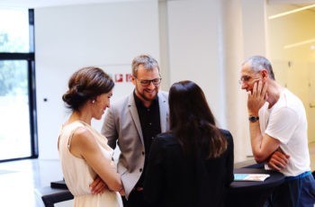 Marija Balic (links) unterstützte die Gruppe von Daniel Egle (Mitte) zusätzlich.