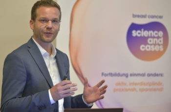 Gregor Huber meisterte seinen ersten Einsatz als Referent bei "Science and Cases" ganz hervorragend.