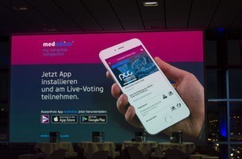 Erstmals mit Live-Voting - mit der kostenlosen App medwhizz ist man dabei.