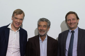 Nicht nur die Vorsitzenden waren mit diesem Abend sehr zufrieden: Martin Schindl. Michael Fridrik und Andreas Petzer (v.l.n.r.).