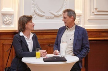 Gern gesehene Stammgäste bei ABCSG-Veranstaltungen: Monika Chladek und Alexander Fortelny.