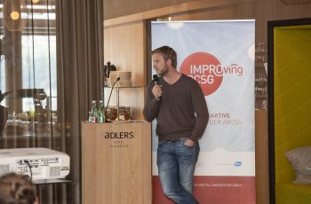 Kilian Vomstein präsentierte das Gruppenergebnis.