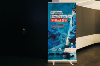 Auch der Vienna Breast Surgery Day ist prominent angekündigt.