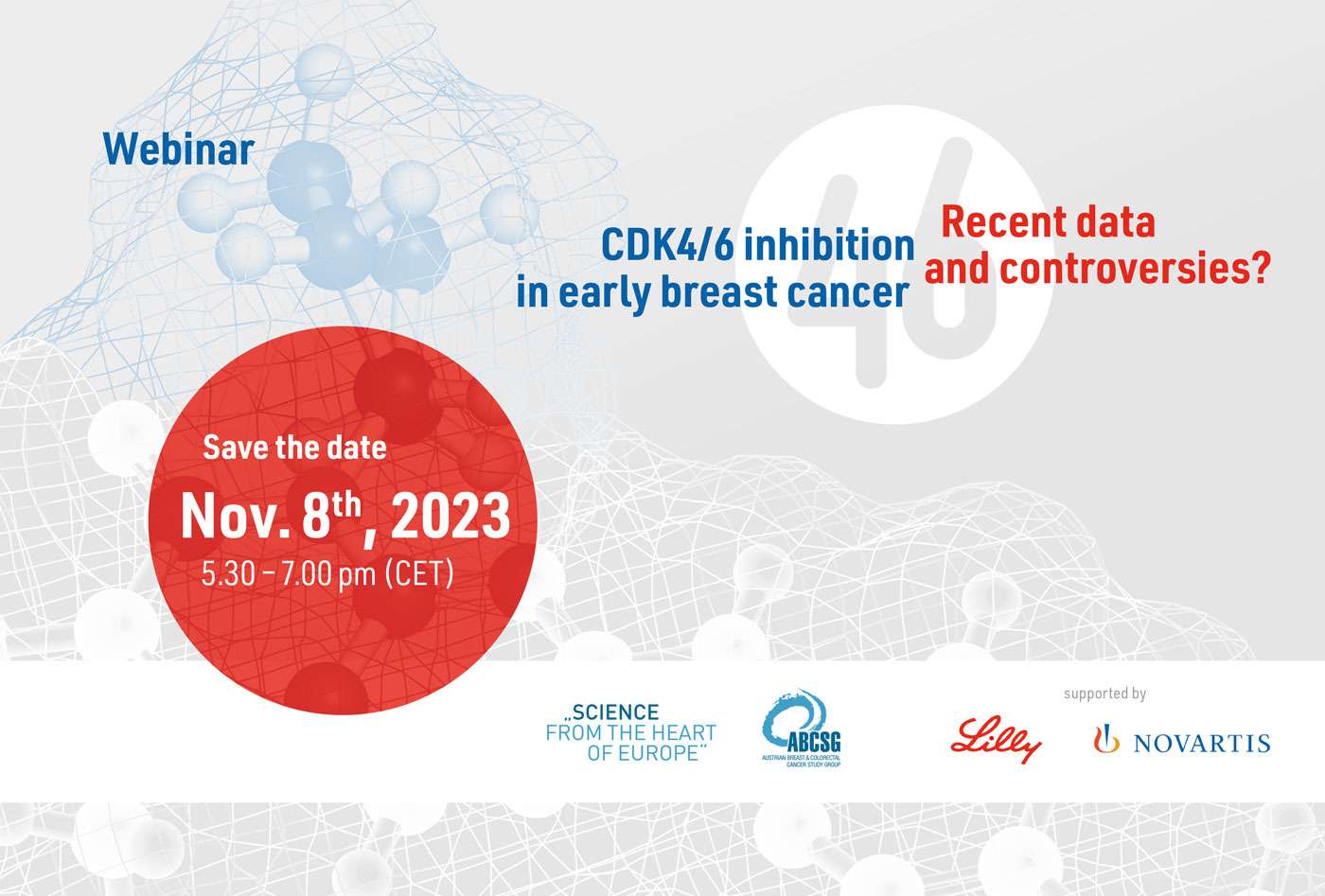 SAVE THE DATE: CDK4/6 inhibition in early breast cancer - Recent data ...